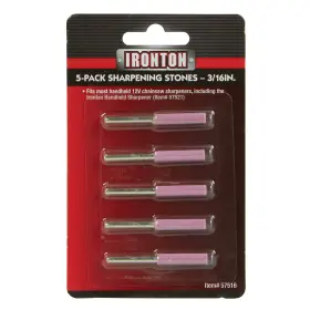 3409194 Ironton Chain Sharpening Stones 3/16 Inch 5-ct. Pkg