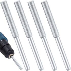Isslly Hx1561t6-m 4 Pack 5/32 Inch Diamond Chainsaw Sharpener Burr Grinding