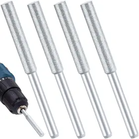 Hx1561t6-m Isslly 4 Pack 5/32 Inch Diamond Chainsaw Sharpener Burr Grinding