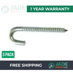 Lhk500x6-nl J Lag 3 Pack Genuine 1/2 Inch X 6 Left Hook Zinc Plated Guy Strand Tens