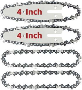 Jf 744759367570 4 Inch Mini Chainsaw Chain And Bar For Replace Blade Pruner Hand H