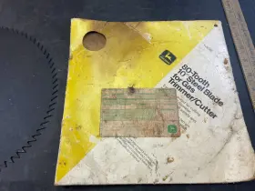 A769 John Deere 10 Inch Brushcutter Trimmer Brush Saw Blade 80 Tooth New Old Stock
