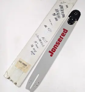 630-185868 Jonsered 18 Inch Chainsaw Guide Bar Solid Body 58 3/8 68 Gk Part