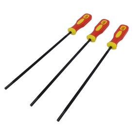 Joyangy B240802 3 Pack 3/16 Inch 4.8mm Chainsaw Chain Sharpening Files Round Shar