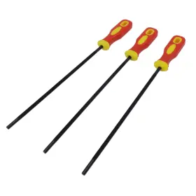 B240802 Joyangy 3 Pack 3/16 Inch 4.8mm Chainsaw Chain Sharpening Files Round Shar