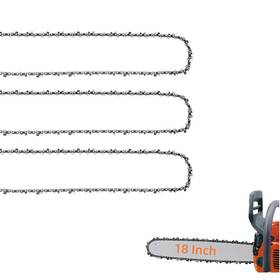 Kaberalty 711449417961 18 Inch 3/8 Lp Pitch .050 Gauge 62 Drive Links Chainsaw Chain Low-kickback
