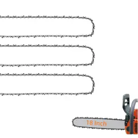 Kaberalty 711449417961 18 Inch 3/8 Lp Pitch .050 Gauge 62 Drive Links Chainsaw Chain Low-kickback