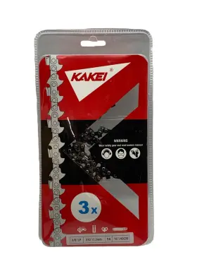 1b4q56x3 Kakei Chainsaw Chain 56 Drive 3/8 Inch Lp Pitch 050 /1.3mm Gauge Low-kickbac 3 Pack