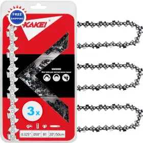 3c081x3 Kakei Chainsaw Chain 20 Inch .325 Pitch .050 Gauge 81 Drive Links- 23rs Fits Stihl