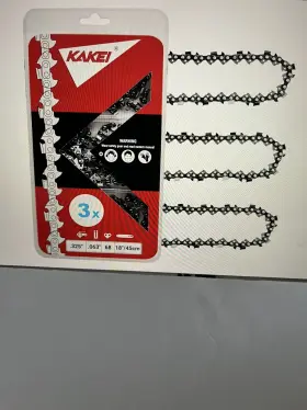 3c368x Kakei Chainsaw Chain 18 Inch .325 Pitch .063 Gauge 68 Drive Links -26rs 3 Pack New