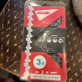 5764 Kakei 3 Pack Chainsaw Blades 12 Inch Cutting Chains
