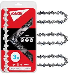 Stihl71pmm3 Kakei 12 Inch Pole Saw Chain For Stihl 1/4 Pitch .043 Gauge 64 Drive Link Chainsaw