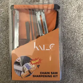 Katzco 712376855299 Chainsaw Sharpener File Kit - Contains 5/32 3/16 And 7/32 Inch Files