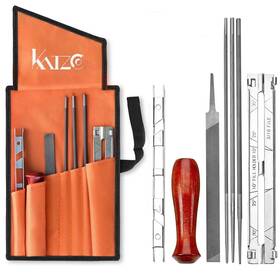 Katzco 743841492176 Chainsaw Sharpener File Kit - Contains 5/32 3/16 And 7/32 Silver