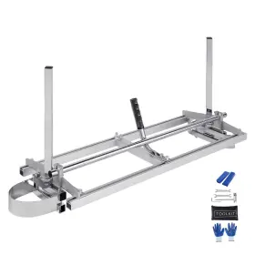Kffkff 077685185315 Portable Chainsaw Mill 14 Inch -36 Guide Bar Galvanized Steel Planking With 0.2
