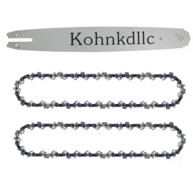 68dl Kohnkdllc 723093944333 16 Inch Chainsaw Chains Guide Bar And 2 Pack 3/8 .043 55 Drive Links Cha