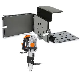 Go-1132 Kuafu Universal Saw Press Chainsaw Bracket Compatible With Atv Utv Trailers Tubul