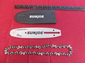 Ap08-33-507p Kxa Sunjoe 8 Inch Chainsaw Guide Bar Kit Low Kickback The Ruler Is Not Included