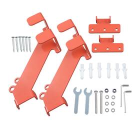 Lablt Qs882272qr 2pcs 3in1 Chainsaw Wall Mount Garage Organization Storage Orange