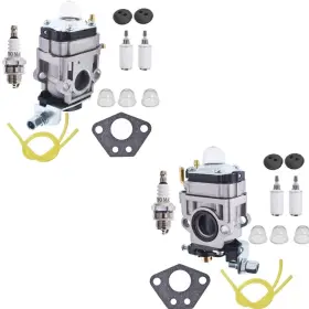 Mc43ce Labwork 300486 2 Pack Carburetor Kit E43wc E43ce Auger Mc43e Md43 For Earthquake