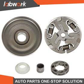 Labwork 537103401 Clutch Drum Rim Sprocket Kit Fit For Husqvarna 355 359 Epa 3/8 Inch -7 357xp