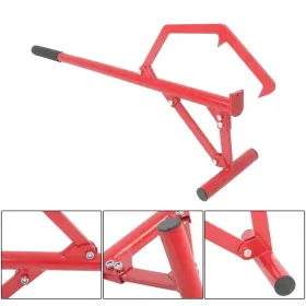 Law330744 Labwork 51 Inch Timberjack Log Lifter Long Hook Heavy Duty Adjustable Roller Cant