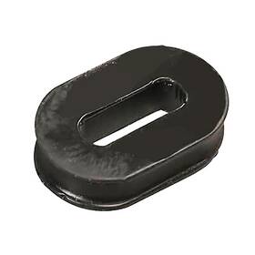 Lanphitus 1140015 Shifter Boot Support Adapter Retainer Oval Grommet For Hurst Flat Bar Chrome