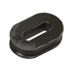 1140015 Lanphitus Shifter Boot Support Adapter Retainer Oval Grommet For Hurst Flat Bar Chrome