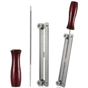 Lanties Fl-lanties-3067 3 Packs Chainsaw Sharpening File Kit 1 Guide Round Files 5/