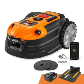 Lawnmaster 939349526978 Ocumow Vbrm701yamidr Perimeter Wire Free Robot Lawn Mower Cuts 1/6