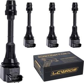 Lcwrgs 156185 Set Of 4 Ignition Coil Fits For 2002 2003 2004 2005 2006 Nissan Altima Sentra