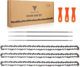62896 Loggers Art Gens 723497118859 3pc 8 Inch Pole Saw Chain Replacement For 9.5 Harbor Freight Portland 6
