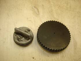 Lombard Ap42-1 Ap 42-1 Gas And Oil Caps Chainsaw Part Only Used #2