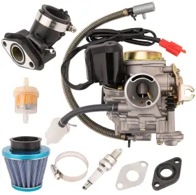 50cc-carb Loypp Gy6 50cc Carburetor For 49cc Scooter Moped 139qmb High