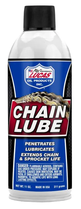 Lucas Oil 049807103934 10393 Chain Lube Aerosol - 11 Ounce