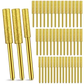 7ytripsr Lusofie 733151 5 45 Pcs Diamond Chainsaw Sharpener Bits High Hardness Sharpening Stone Plate