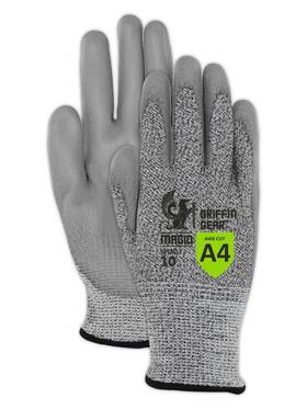 Magid Gpd4529 Griffin Gear Gpd452 Work Gloves Ansi A4 9/large Polyurethane Coating