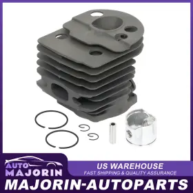503168301 Majorin-autoparts Fit For Husqvarna 51 55 Chainsaw Engine Part 45mm Cylinder Piston Wrist Pin Kit