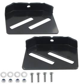Masnln 732688441270 Skid Shoes 532174762 Lh And 532436125 Rh Metal Plate For Husqvarna Black