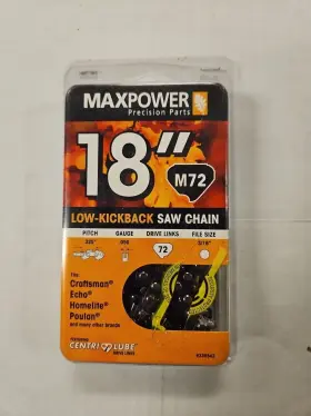 336542 Maxpower 844547004745 18 Inch M72 Low-kickback Saw Chain - New #745