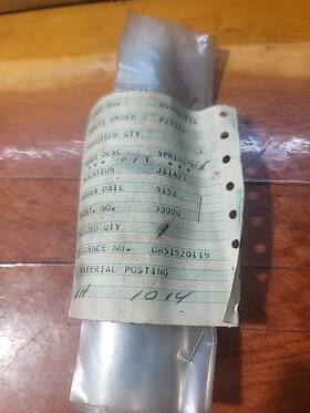 Mcculloch 50067 Nos Genuine Chainsaw Recoil Starter Spring 50387a Vintage Oem Top Pull
