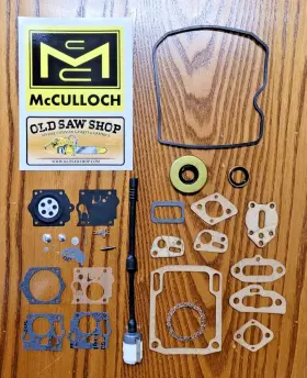 Mcculloch 880174504029 Gasket Seal And Carburetor Rebuild Kit Now With Viton Fuel Tank