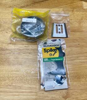 Mcculloch 95166 Nos Clutch Drum Kit And Two Bucking Spikes Hardware Jabird-55