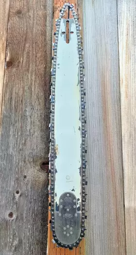 Pm700 Mcculloch Mac D176 Nice 20 Inch Oem 10-10 Sp81 70 Chainsaw Bar New Chain .050 3/8
