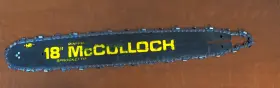 180sdea318 Mcculloch / Oregon Chainsaw 97790 18 Inch Bar .050 3/8lp 60l With New Chain Bxbar