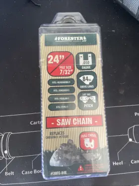 Mgp Supply 756580014882 Forester Full-chisel Chainsaw Chain Loop Non-safety 3/8 Inch .050 Gauge