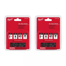 Milwaukee 313030984999 10 Inch Saw Chain 2-pack