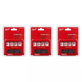 Milwaukee 313101543513 16 Inch Chainsaw Chain Replacement Saw 3/8 Low Profile 3-pack