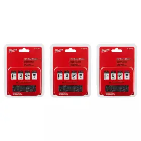Milwaukee 313101543513 16 Inch Chainsaw Chain Replacement Saw 3/8 Low Profile 3-pack