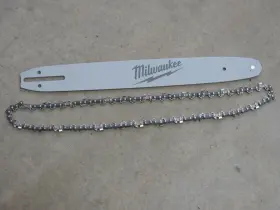48-09-3001 Milwaukee Tool Guide Bar And Chain For M18 Fuel 16 In Chainsaw